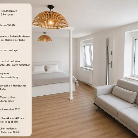 Appartement Fuer 5 P. Mit Kueche & Wlan Dormagen